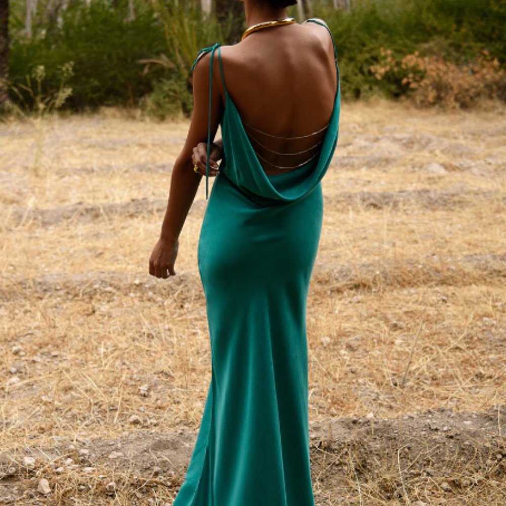 Rat & Boa Ophelia Dress Green (XS)